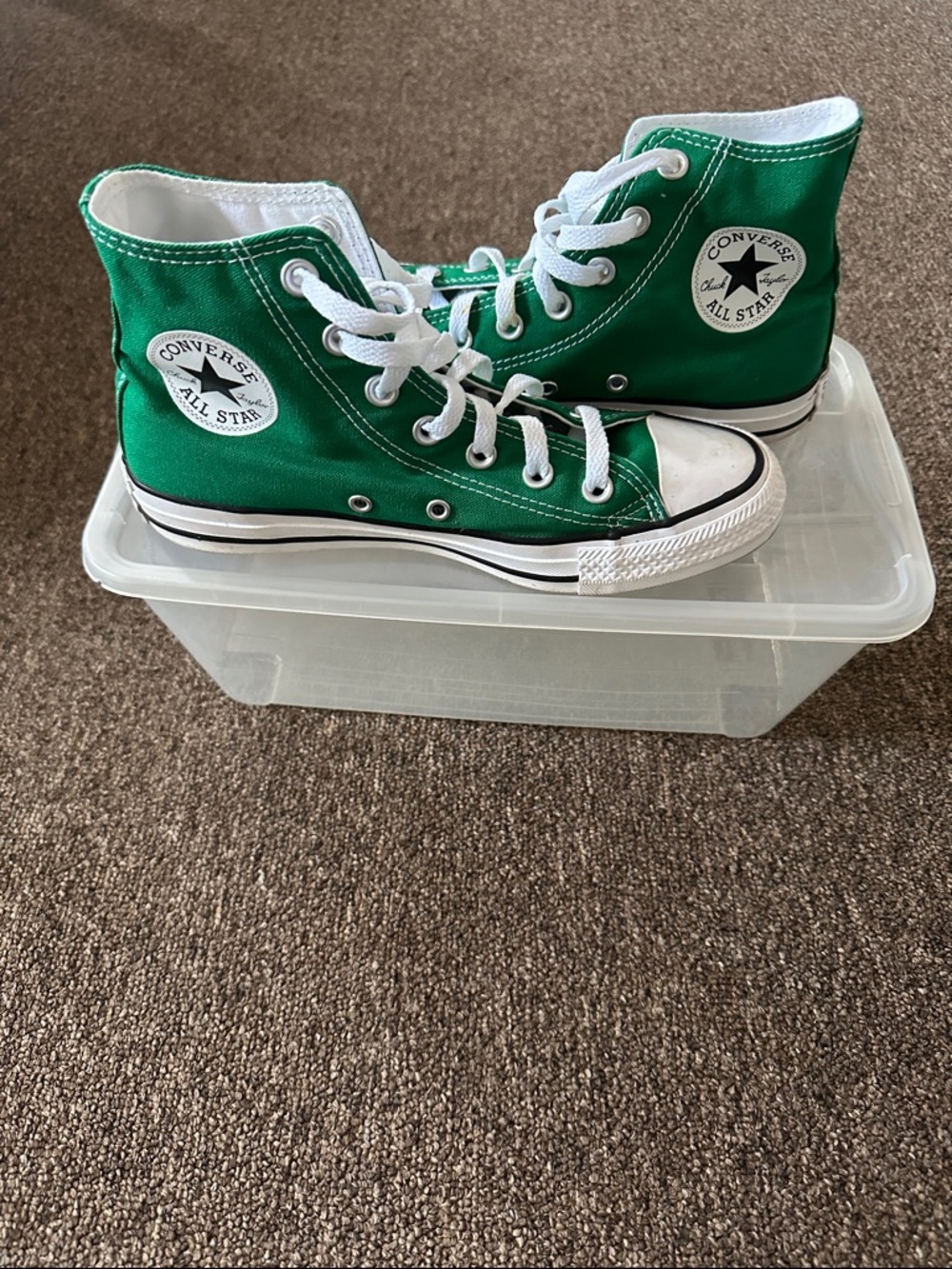 Converse Green High Top Chuck Taylor Sneakers